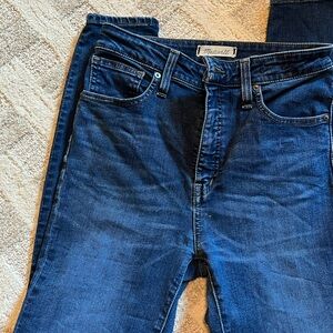 Madewell Classic Indigo Jeans “curvy high-rise skinny” 27